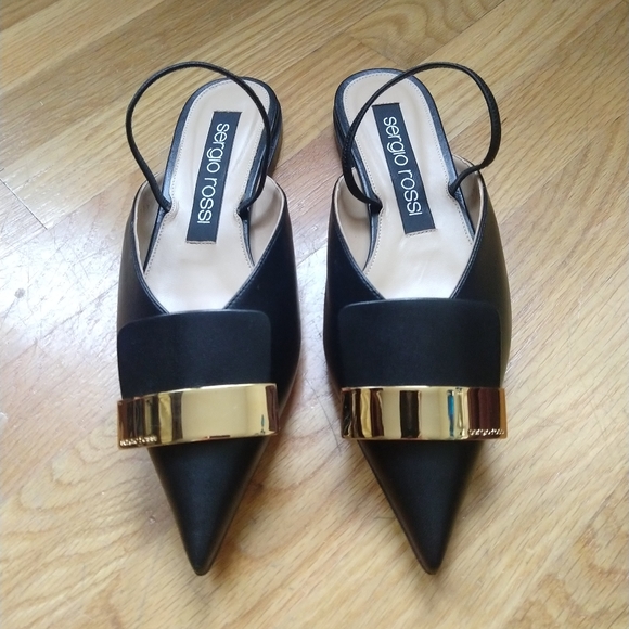 *SOLD* Sergio Rossi SR1 Slingback Flats - Picture 4 of 8